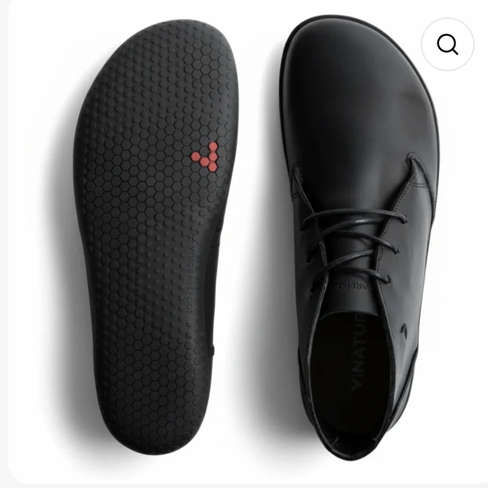 Vivo Barefoot Men's Gobi Lux Obsidian Leather size 44 Z-9